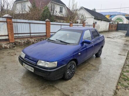 Синий ВАЗ 2110, объемом двигателя 1 л и пробегом 234 тыс. км за 650 $, фото 1 на Automoto.ua