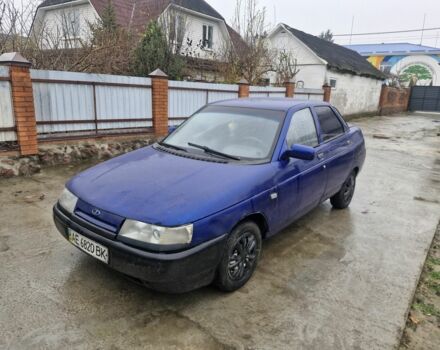 Синий ВАЗ 2110, объемом двигателя 1 л и пробегом 234 тыс. км за 650 $, фото 1 на Automoto.ua