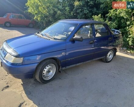 Синий ВАЗ 2110, объемом двигателя 1.5 л и пробегом 187 тыс. км за 1300 $, фото 1 на Automoto.ua