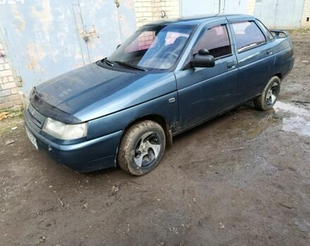 Синий ВАЗ 2110, объемом двигателя 1.5 л и пробегом 322 тыс. км за 1267 $, фото 1 на Automoto.ua