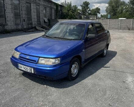 Синий ВАЗ 2110, объемом двигателя 1.6 л и пробегом 110 тыс. км за 600 $, фото 1 на Automoto.ua
