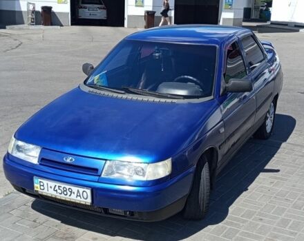 Синий ВАЗ 2110, объемом двигателя 1.5 л и пробегом 283 тыс. км за 1614 $, фото 1 на Automoto.ua