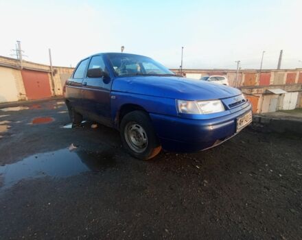 Синий ВАЗ 2110, объемом двигателя 1 л и пробегом 230 тыс. км за 600 $, фото 1 на Automoto.ua