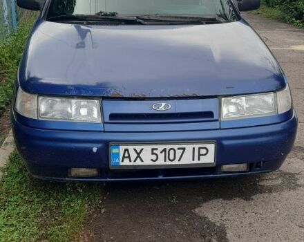 Синий ВАЗ 2110, объемом двигателя 1 л и пробегом 229 тыс. км за 600 $, фото 1 на Automoto.ua