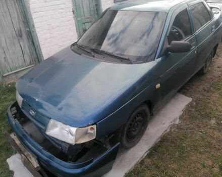 Синий ВАЗ 2110, объемом двигателя 1.5 л и пробегом 200 тыс. км за 600 $, фото 1 на Automoto.ua