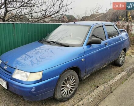 Синий ВАЗ 2110, объемом двигателя 1.5 л и пробегом 510 тыс. км за 1100 $, фото 1 на Automoto.ua