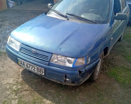 Синий ВАЗ 2110, объемом двигателя 2 л и пробегом 120 тыс. км за 650 $, фото 1 на Automoto.ua