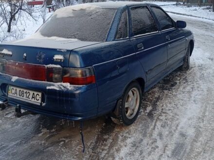 Синій ВАЗ 2110, об'ємом двигуна 1.6 л та пробігом 130 тис. км за 1600 $, фото 1 на Automoto.ua