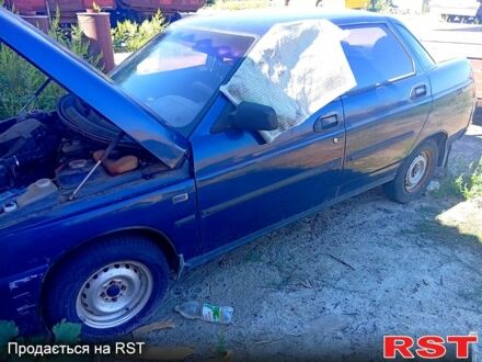 Синий ВАЗ 2110, объемом двигателя 1.6 л и пробегом 152 тыс. км за 1150 $, фото 1 на Automoto.ua