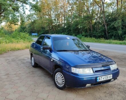 Синий ВАЗ 2110, объемом двигателя 6 л и пробегом 247 тыс. км за 1350 $, фото 1 на Automoto.ua