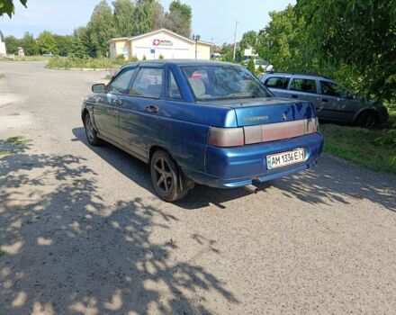 Синий ВАЗ 2110, объемом двигателя 1.6 л и пробегом 666 тыс. км за 700 $, фото 1 на Automoto.ua