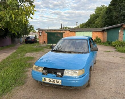 Синий ВАЗ 2110, объемом двигателя 1.6 л и пробегом 100 тыс. км за 1013 $, фото 1 на Automoto.ua