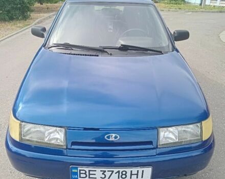 Синий ВАЗ 2110, объемом двигателя 1 л и пробегом 2 тыс. км за 2100 $, фото 1 на Automoto.ua
