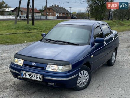 Синий ВАЗ 2110, объемом двигателя 1.6 л и пробегом 327 тыс. км за 1650 $, фото 1 на Automoto.ua