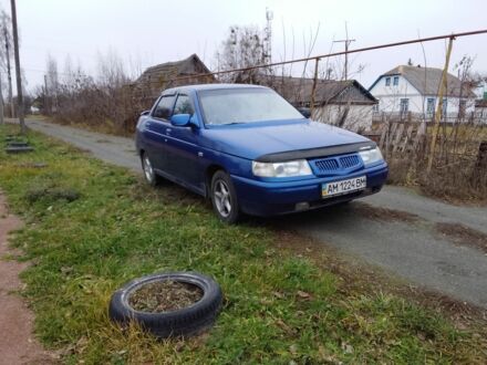 Синій ВАЗ 2110, об'ємом двигуна 1.6 л та пробігом 89 тис. км за 1000 $, фото 1 на Automoto.ua