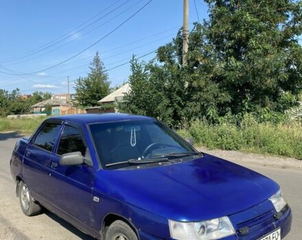 Синий ВАЗ 2110, объемом двигателя 1.6 л и пробегом 386 тыс. км за 1651 $, фото 1 на Automoto.ua