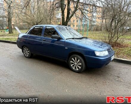 Синий ВАЗ 2110, объемом двигателя 1.6 л и пробегом 250 тыс. км за 1900 $, фото 1 на Automoto.ua