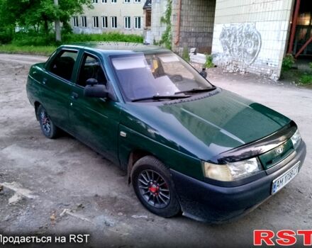 Зеленый ВАЗ 2110, объемом двигателя 1.5 л и пробегом 350 тыс. км за 1900 $, фото 1 на Automoto.ua