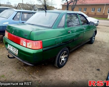 Зеленый ВАЗ 2110, объемом двигателя 1.5 л и пробегом 58 тыс. км за 1350 $, фото 3 на Automoto.ua