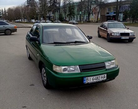 Зеленый ВАЗ 2110, объемом двигателя 1.5 л и пробегом 187 тыс. км за 1350 $, фото 2 на Automoto.ua