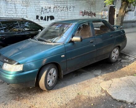 Зеленый ВАЗ 2110, объемом двигателя 1.4 л и пробегом 206 тыс. км за 1258 $, фото 3 на Automoto.ua