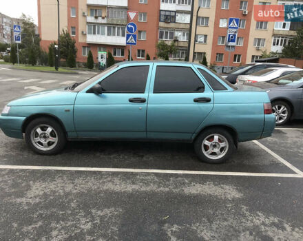 Зеленый ВАЗ 2110, объемом двигателя 1.5 л и пробегом 260 тыс. км за 1900 $, фото 3 на Automoto.ua