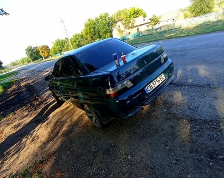 Зеленый ВАЗ 2110, объемом двигателя 1.5 л и пробегом 248 тыс. км за 1400 $, фото 2 на Automoto.ua