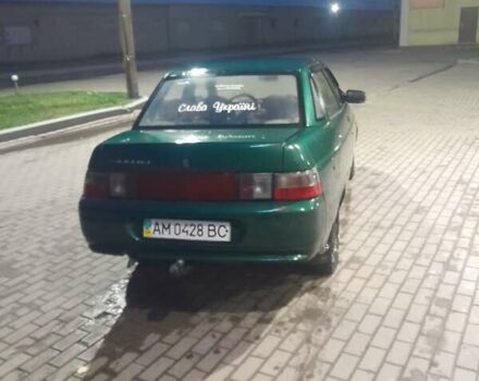 Зеленый ВАЗ 2110, объемом двигателя 1.5 л и пробегом 257 тыс. км за 950 $, фото 1 на Automoto.ua