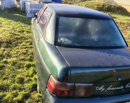 Зеленый ВАЗ 2110, объемом двигателя 1.5 л и пробегом 350 тыс. км за 850 $, фото 2 на Automoto.ua