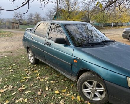 Зеленый ВАЗ 2110, объемом двигателя 1.5 л и пробегом 230 тыс. км за 1200 $, фото 1 на Automoto.ua