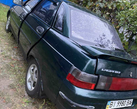 Зелений ВАЗ 2110, об'ємом двигуна 1.5 л та пробігом 249 тис. км за 2000 $, фото 2 на Automoto.ua