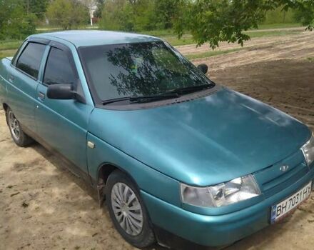 Зеленый ВАЗ 2110, объемом двигателя 1.6 л и пробегом 165 тыс. км за 1800 $, фото 1 на Automoto.ua
