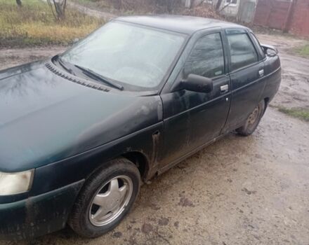 Зеленый ВАЗ 2110, объемом двигателя 1 л и пробегом 180 тыс. км за 900 $, фото 1 на Automoto.ua