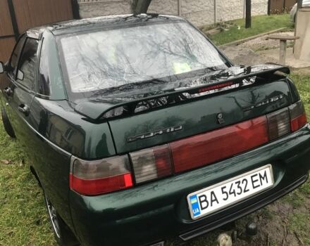 Зеленый ВАЗ 2110, объемом двигателя 1.5 л и пробегом 240 тыс. км за 1250 $, фото 2 на Automoto.ua