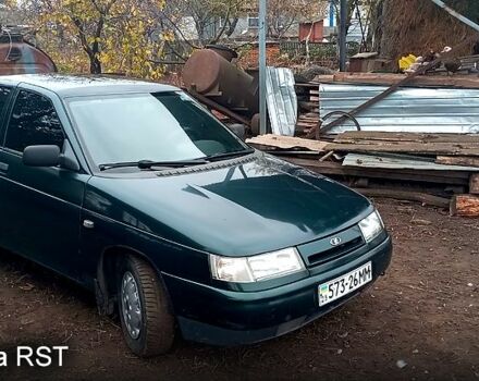 Зеленый ВАЗ 2110, объемом двигателя 1.5 л и пробегом 155 тыс. км за 2100 $, фото 3 на Automoto.ua