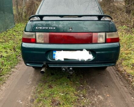 Зеленый ВАЗ 2110, объемом двигателя 1.6 л и пробегом 200 тыс. км за 1500 $, фото 2 на Automoto.ua