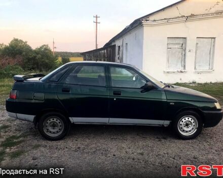 Зеленый ВАЗ 2110, объемом двигателя 1.5 л и пробегом 220 тыс. км за 1000 $, фото 1 на Automoto.ua