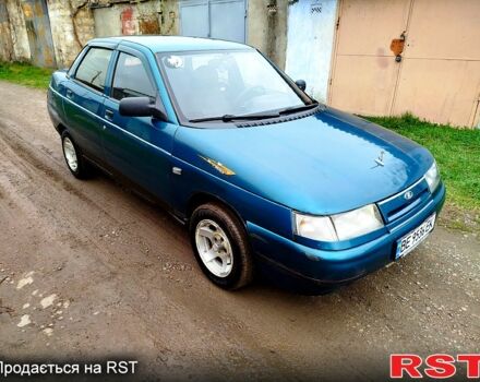 Зеленый ВАЗ 2110, объемом двигателя 1.5 л и пробегом 288 тыс. км за 1350 $, фото 5 на Automoto.ua
