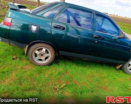 Зеленый ВАЗ 2110, объемом двигателя 1.5 л и пробегом 316 тыс. км за 2100 $, фото 1 на Automoto.ua