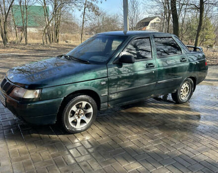 Зеленый ВАЗ 2110, объемом двигателя 1.5 л и пробегом 310 тыс. км за 1700 $, фото 4 на Automoto.ua