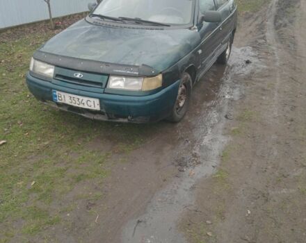 Зеленый ВАЗ 2110, объемом двигателя 1.5 л и пробегом 100 тыс. км за 800 $, фото 1 на Automoto.ua