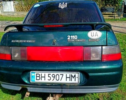 Зеленый ВАЗ 2110, объемом двигателя 1.5 л и пробегом 316 тыс. км за 2100 $, фото 4 на Automoto.ua