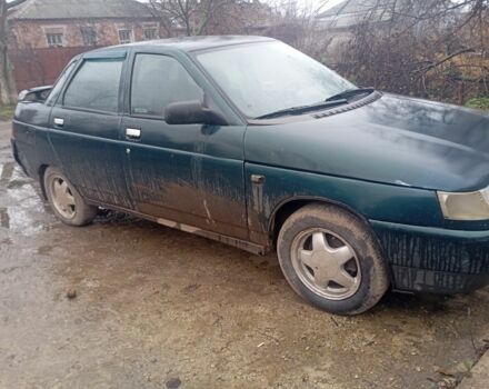 Зеленый ВАЗ 2110, объемом двигателя 1 л и пробегом 180 тыс. км за 900 $, фото 2 на Automoto.ua