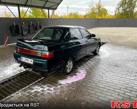 Зелений ВАЗ 2110, об'ємом двигуна 1.5 л та пробігом 170 тис. км за 1600 $, фото 3 на Automoto.ua