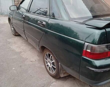 Зеленый ВАЗ 2110, объемом двигателя 1.5 л и пробегом 220 тыс. км за 1700 $, фото 1 на Automoto.ua