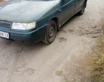 Зеленый ВАЗ 2110, объемом двигателя 1.5 л и пробегом 434 тыс. км за 520 $, фото 1 на Automoto.ua