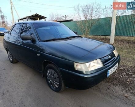 Зеленый ВАЗ 2110, объемом двигателя 1.5 л и пробегом 195 тыс. км за 1599 $, фото 4 на Automoto.ua