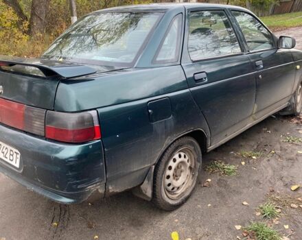 Зеленый ВАЗ 2110, объемом двигателя 1.5 л и пробегом 280 тыс. км за 1300 $, фото 2 на Automoto.ua