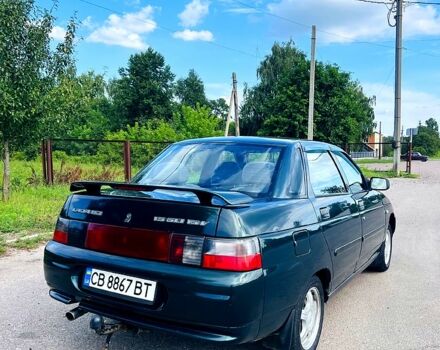 Зеленый ВАЗ 2110, объемом двигателя 1.5 л и пробегом 164 тыс. км за 1650 $, фото 2 на Automoto.ua