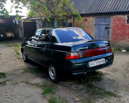 Зеленый ВАЗ 2110, объемом двигателя 1.5 л и пробегом 200 тыс. км за 1750 $, фото 3 на Automoto.ua